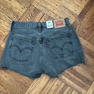 Levi's Women's Charcoal Jean Shorts size 28